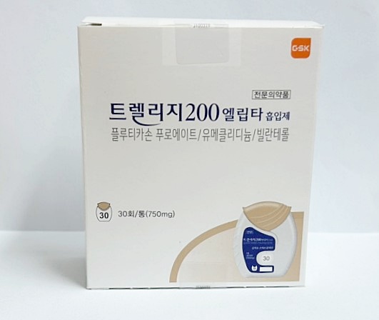 트렐리지 200 엘립타 흡입제 200/62.5/25㎍ [30puf] ( Trelegy 200 Ellipta inhaler 200 ...